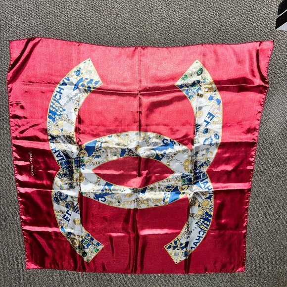 Vintage 1990's Chanel Paris Scarf - Picture 3 of 5